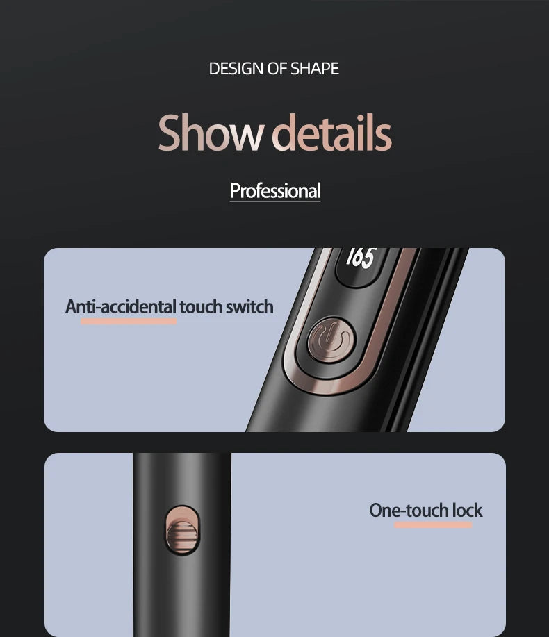 10 Seconds Fast Heating Hair Straightener Curler 2 in 1 For Xiaomi Professional Hairdressing Tools Hot Comb Hair Iron Brush