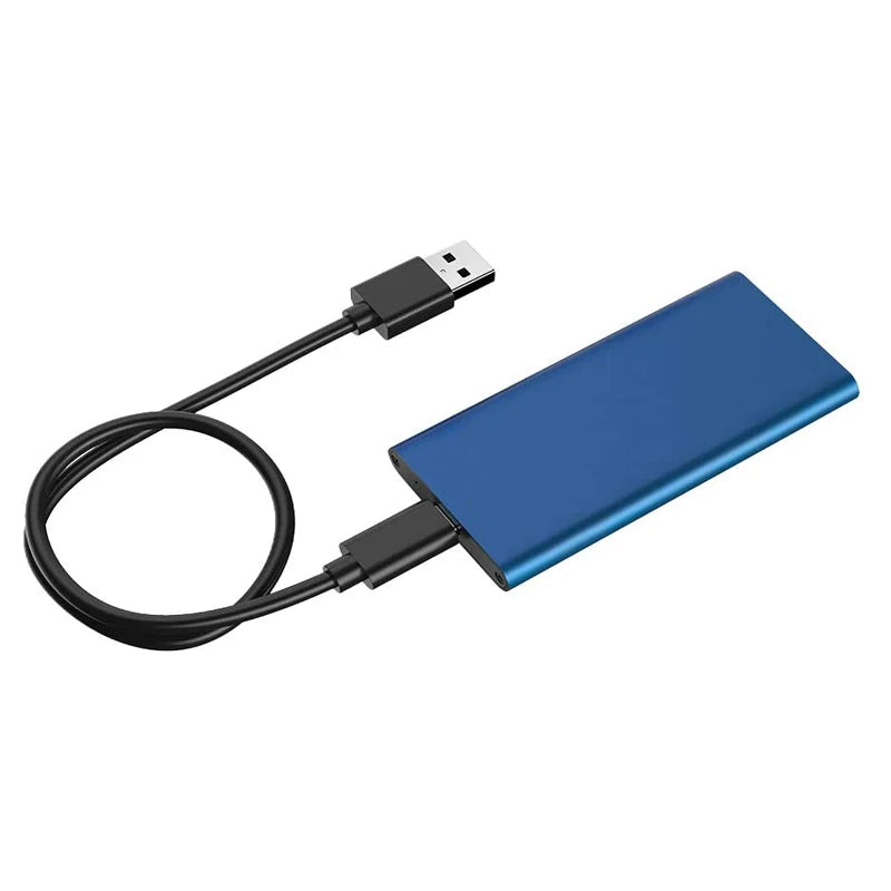 mSATA to USB 3.1 SSD Enclosure Adapter Case with USB Type C Interface for 30*50mm/30*25mm mSATA Internal Solid State Hard Drive