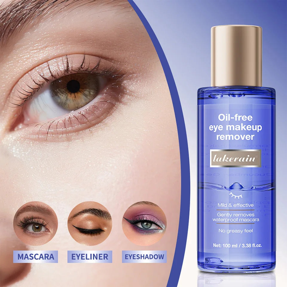 100ml Mild Oil-Free Eye Makeup Remover, Deep Cleansing Liquid