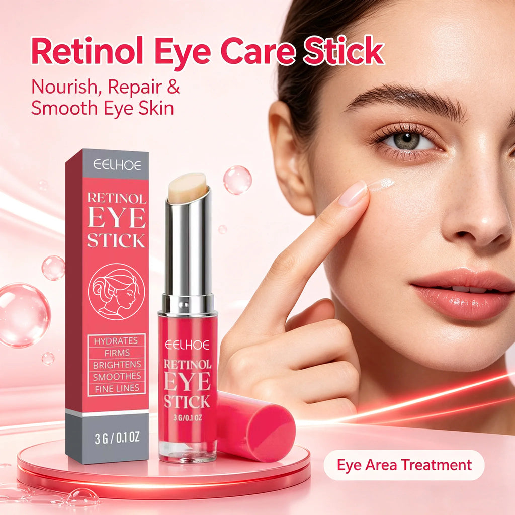 Retinol Eye Cream Lightening Dark Circles Remove Eye Bags Firming Skin Instant Eye Repair Serum Stick Brighten for Women Eyes Ca