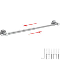 Towel Bar Wall Mounted Towel Holder Adjustable Stainless Steel Hand Towel Rack Retractable Towel Bar Rack Bathroom Space Saving