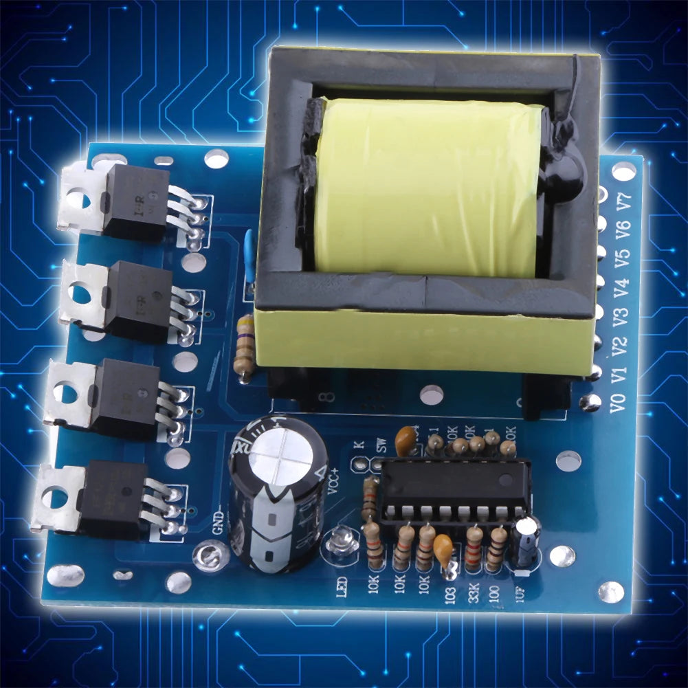 500W Pure Sine Wave Inverter DC-12V-24V To AC-180V-220V-380V Household Battery Inverter Multi-function Power Supply Accessories