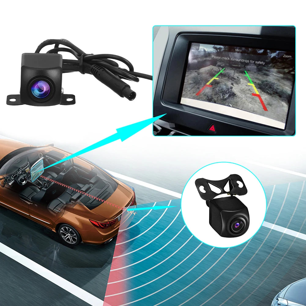 Wireless WiFi Car Rear View Camera Night Vision HD Car Backup Camera IP67 Waterproof Vehicle Camera Support for Android IOS