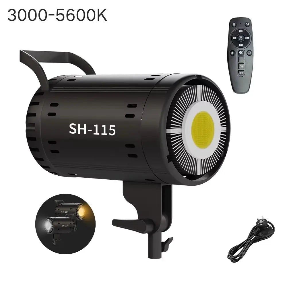 115/135W Photography Bowens Lighting LED 220V Video Studio Daylight-Balanced Lamp Portrait Flash Studio 3000-6000K 3 Colors
