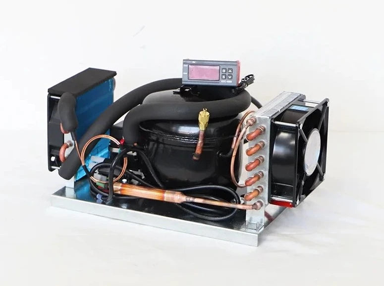 QD52A Small Air‑Cooled Refrigeration Unit 220V R134a Integrated Cooler with Optional Temperature Controller