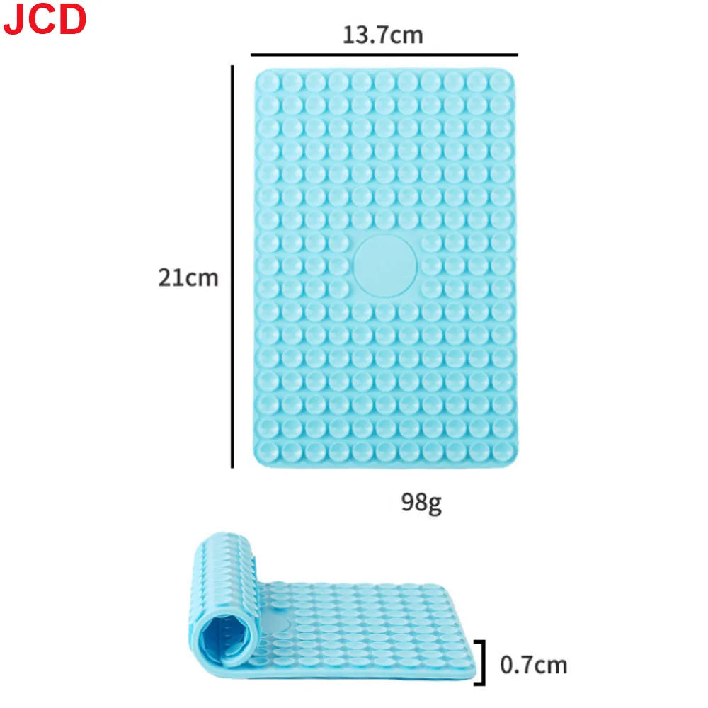 1pc Silicone Suction Pad Double Sided For Tablet PC Fixture Suction Cup Backed Adhesive Silicone Rubber Sucker Pad For Fixing