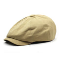 Men's Octagonal Newsboy Hat Cotton Cap French Street Style Gatsby Ivy Cabbie Caps Golf Scally Hat