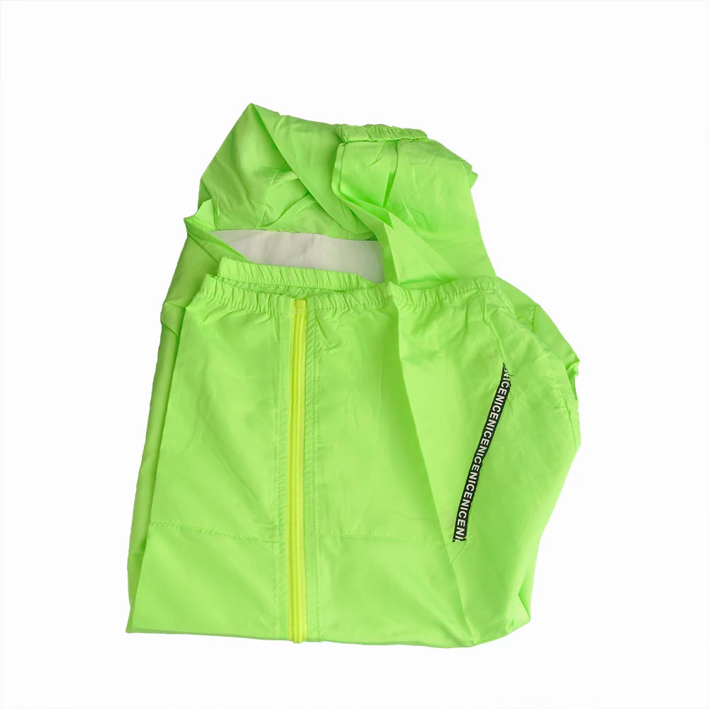 Men's Casual Summer Thin Hooded Windbreaker Jacket-Quick-Drying Waterproof Sun Protection for Outdoor Activities Hiking Bicycle