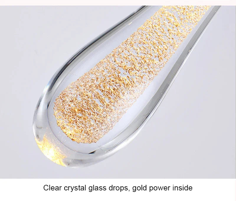 Modern Home Decoration Small Wall Light Nordic Luxury Crystal Creative Living Room Wall Decoration Water Droplet Wall Lamps