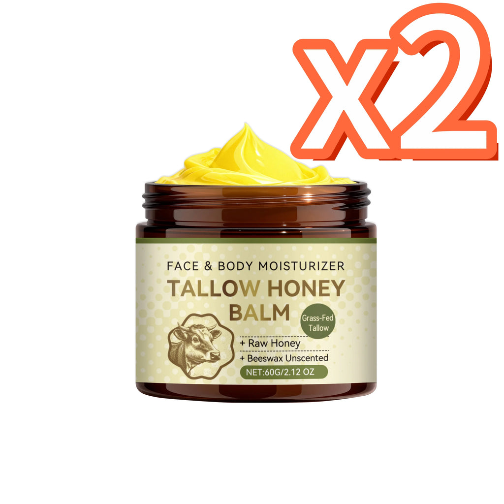 Whipped Beef Tallow Honey Balm Lock Moisture Nourish Repair Facial Skin Enhance Elasticity Soften Rough Skins Face Moisturizer