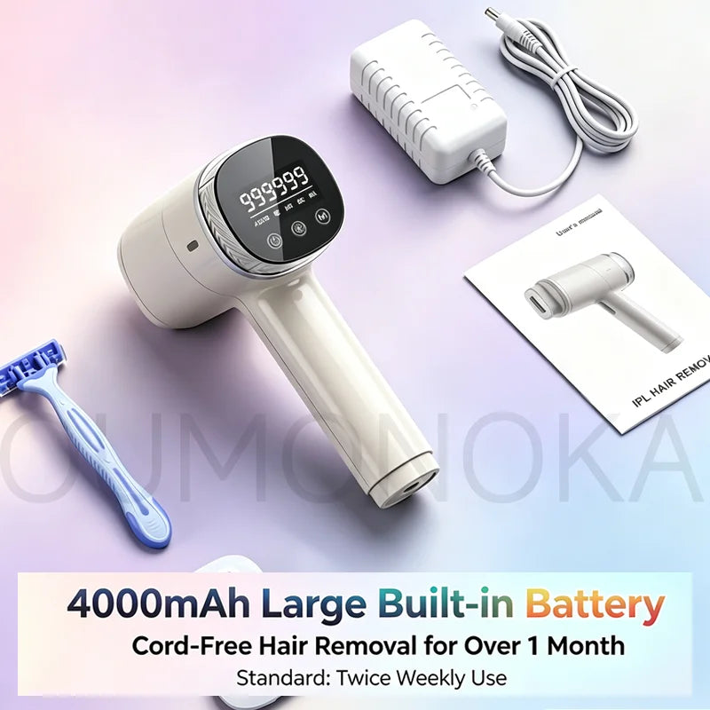 Electric IPL Permanent Laser Hair Removal Epilator for Women Facial Shaver Makeup Machine Men's Hair Cutting Tool