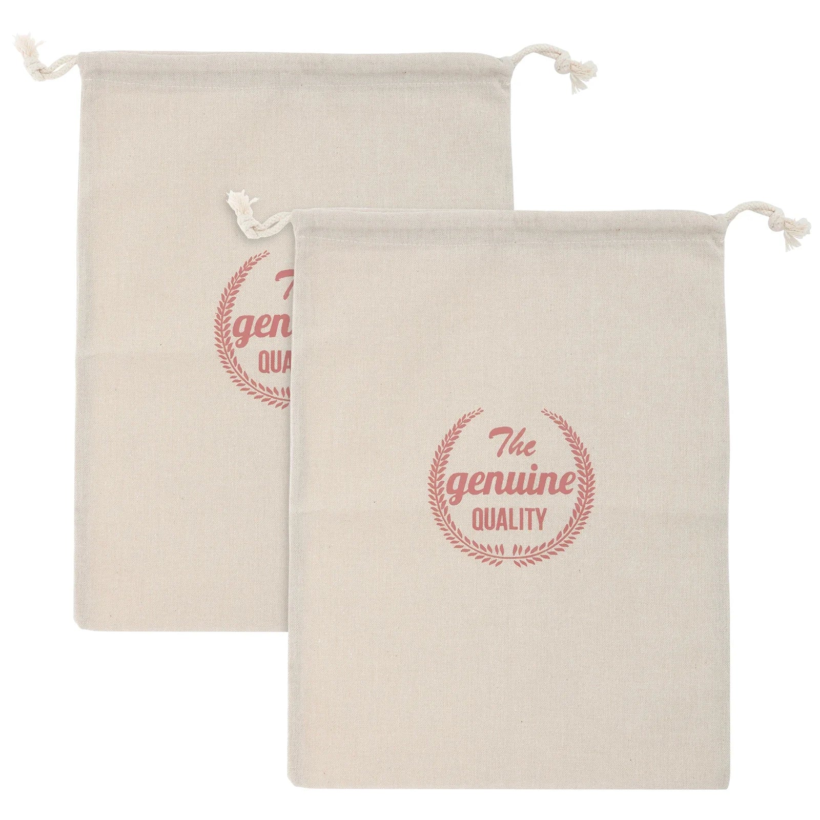 2 Pcs Bread Bag Reusable Cotton and Beeswax Sourdough Bag Multifunctional Portable Bread Sack for Home Picnic Traveling Daily