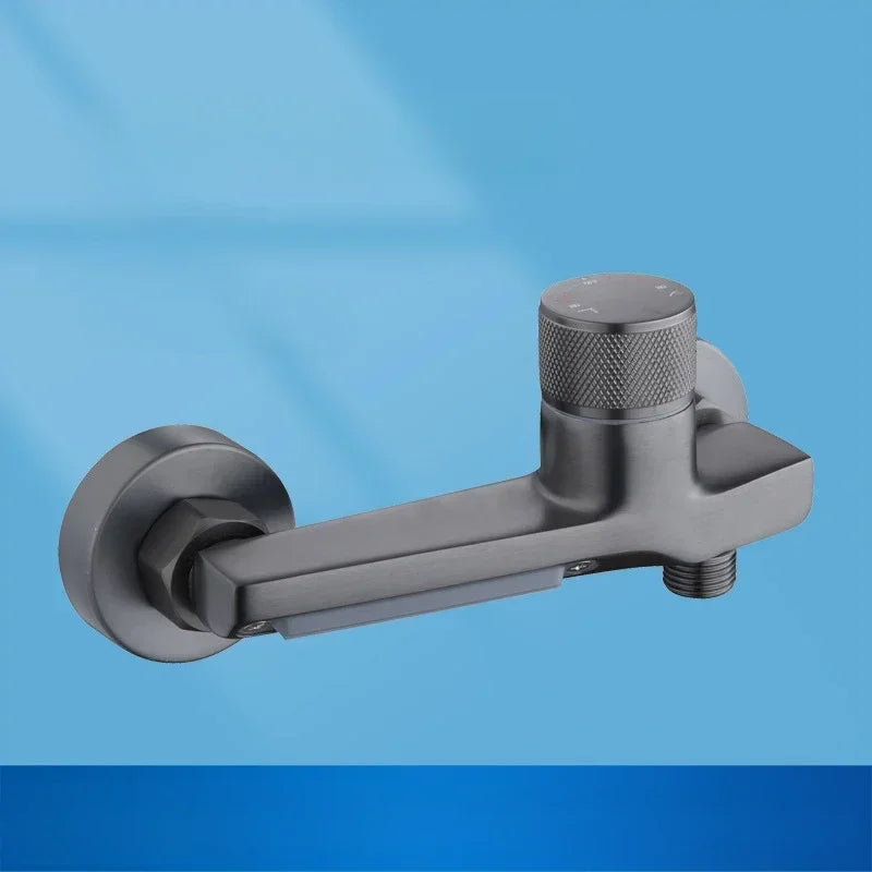 Bathtub Faucet Multi-functional Bathroom Hot and Cold Tap Water Heater Mixing Valve Shower Faucet Bathroom Accessories