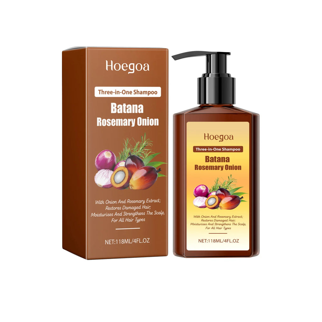 Batana and Rosemary Shampoo for Hair Growth Relieve Frizz Split Ends Broken Damaged Hair Care Products Prevent Hair Loss Shampoo