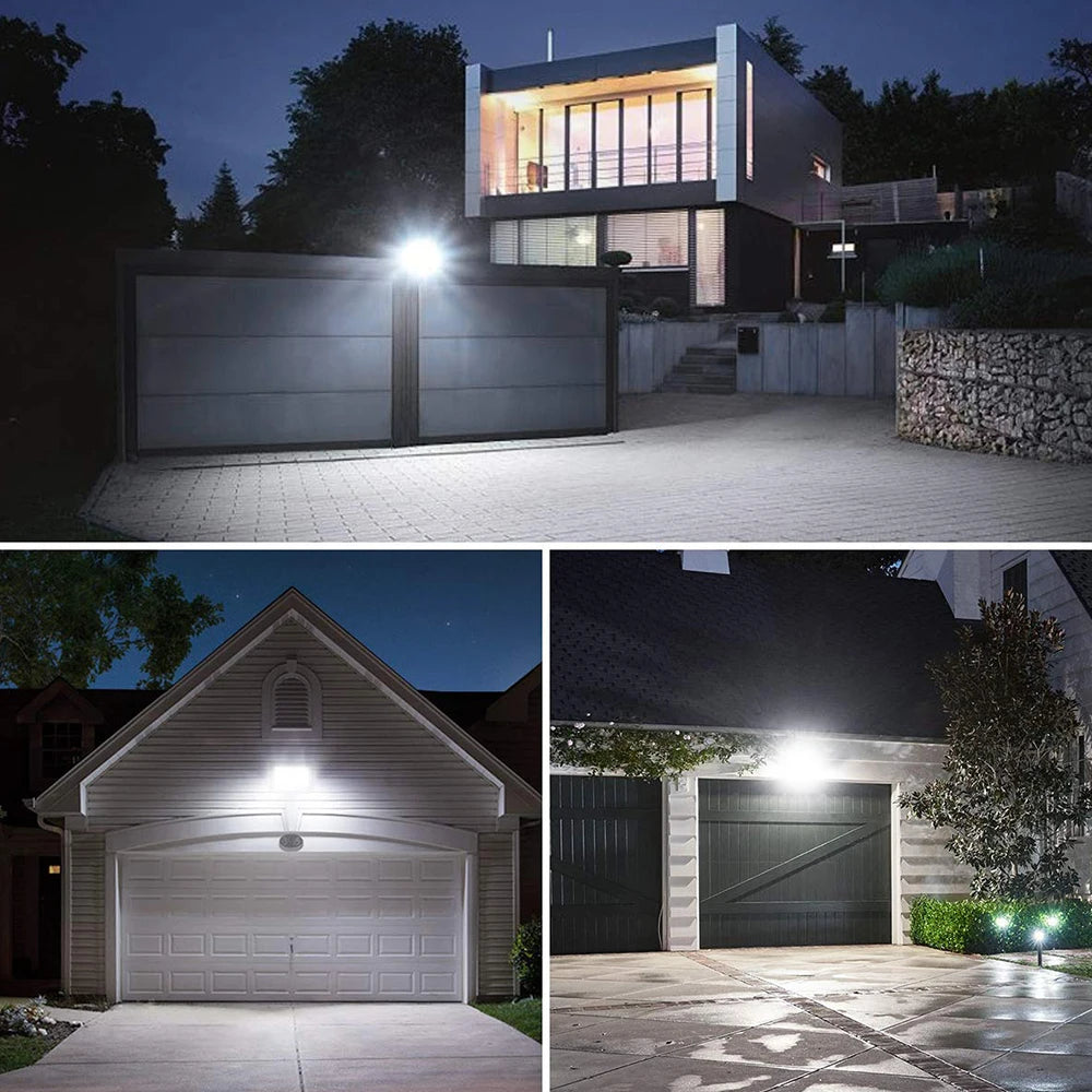 Outdoor LED Flood Light 500W 300W 200W 220V Motion Sensor Waterproof  Spotlight Garden Lighting Landscape Floodlight Street Lamp