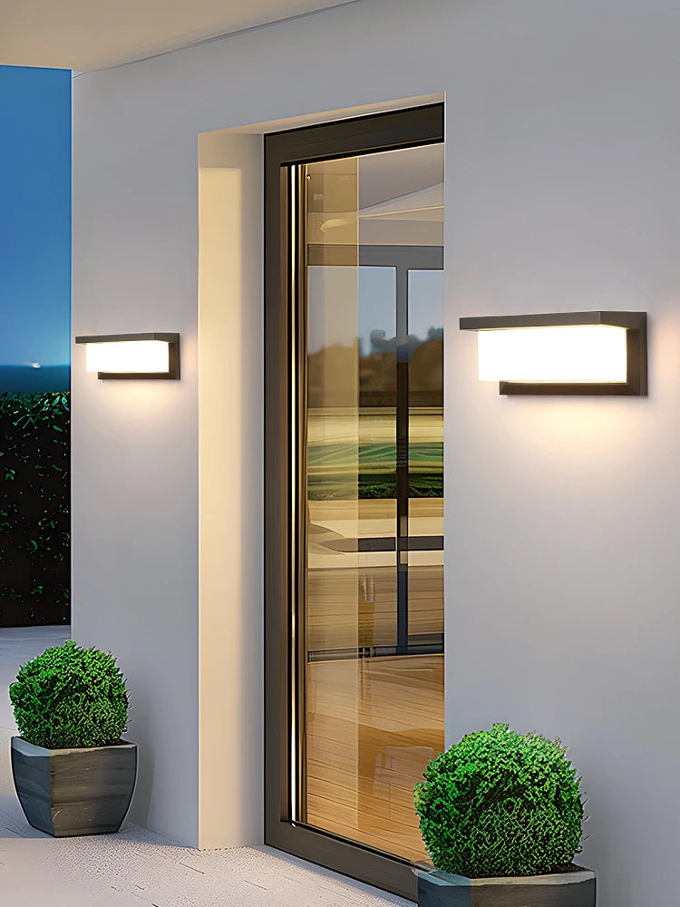 LED Outdoor Wall Light Modern Indoor Home Waterproof IP65 Courtyard Light Porch Light Balcony Wall Light Park Decorative Light