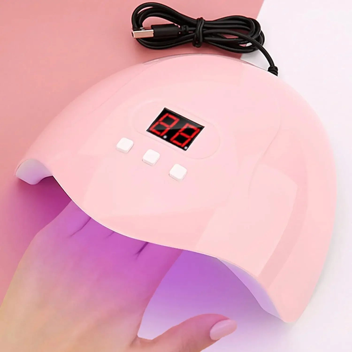Intelligent Manicure Phototherapy Machine LED UV Light With 3 Timers Automatic Sensor LCD Display Professional Nail Art Tools
