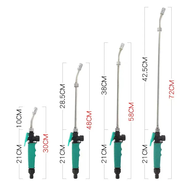 High Pressure Garden Water Gun, Adjustable Atomizing Spray Nozzle, Car Wash Machine, Cleaning Machine