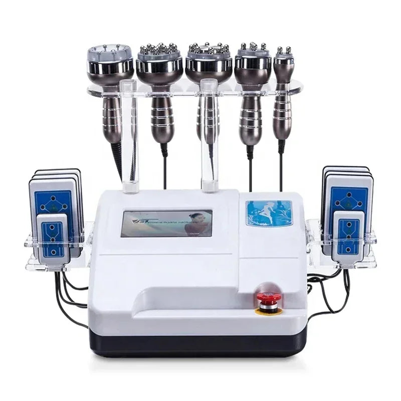 hot 6 in 1 vaccum 40k or 80k cavitation body slimming machin portable body  burner body Shaper Weight Loss spa machine 5.0