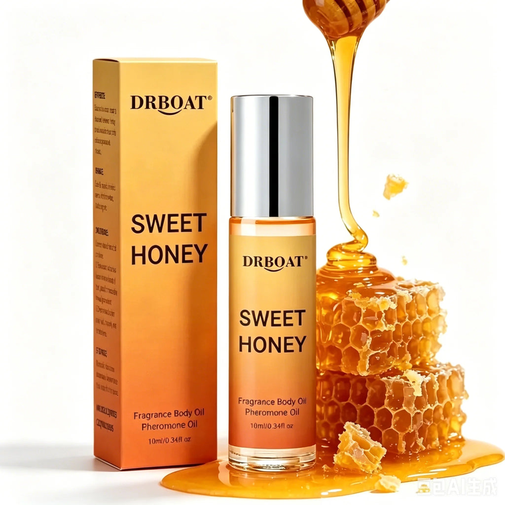 Honey OUD Pheromone Oil - Sweet OUD and Roll On Subtle Perfume Oil, Honey Oud & Date | Romantic Everyday Scent | Long-Lasting