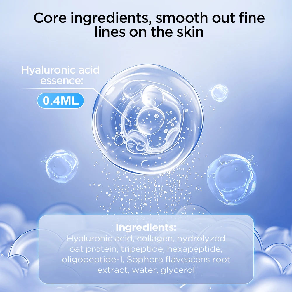 2/20PCS Microneedle Eye Patches Mask Korean Skin Care Hyaluronic Acid for Anti Wrinkle Aging Dark Circle Eyes Mask Moisturizing