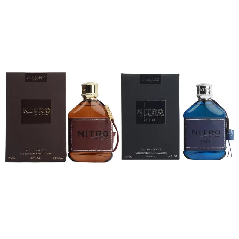 Luxury Men Eau De Parfum Spray, Long Lasting Fragrance, Premium Scent, Nitro Red Blue Black Green Similar Perfume, 100ml