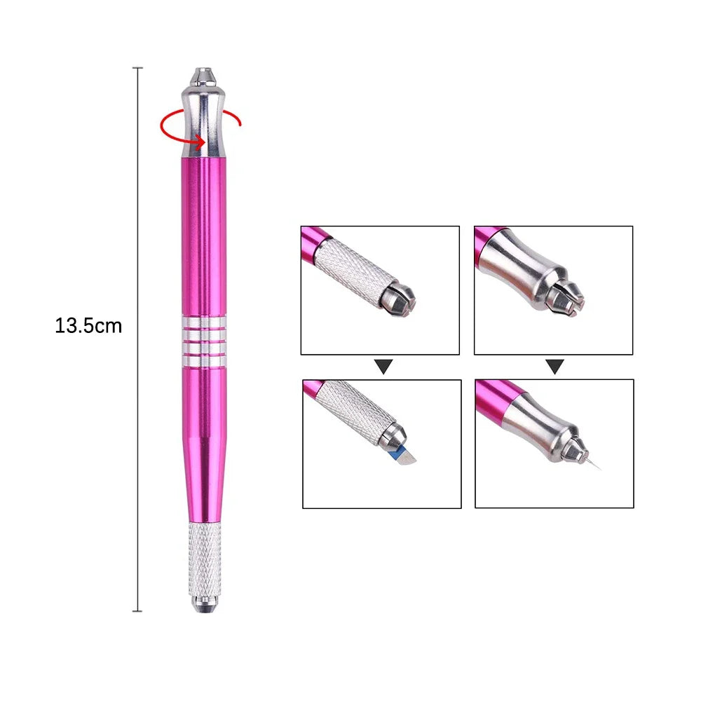 Permanent Makeup Machine Kit Microblading Machine, Eyebrow Tattoo Machine - Microshading, Lip, Ombre Brows, Machine Tattoo Pen