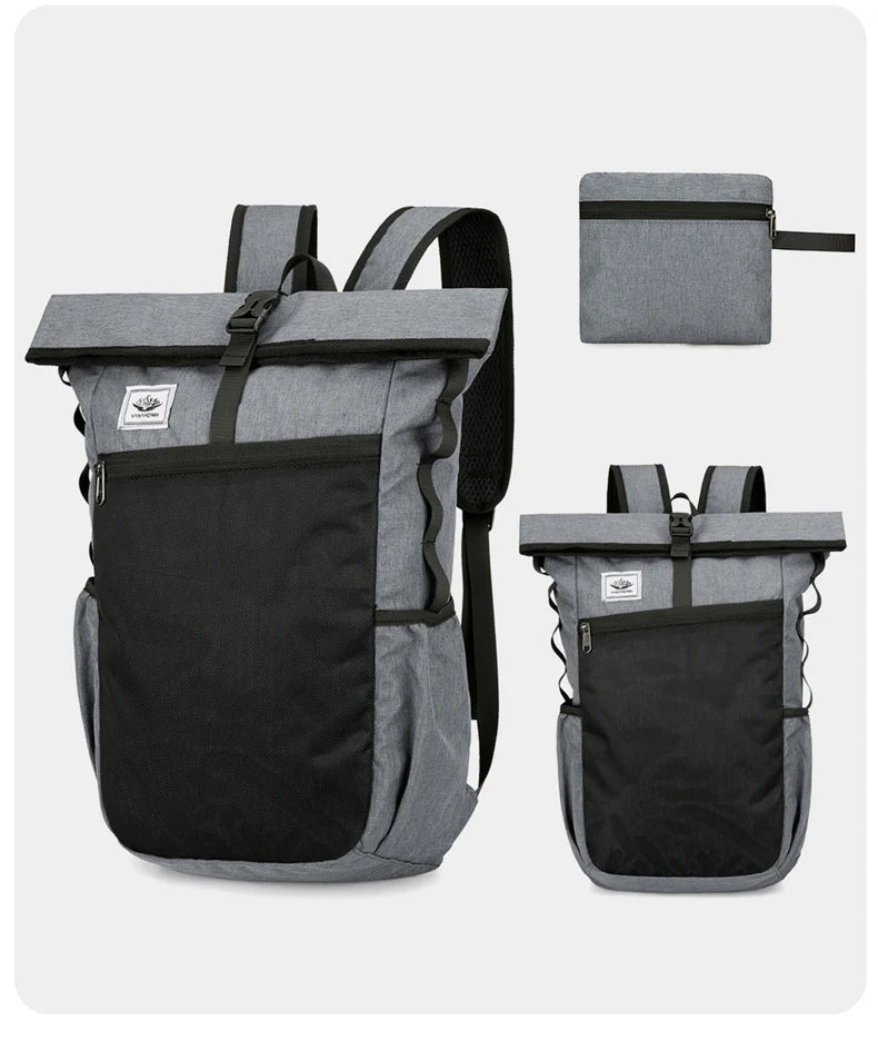 New Climbing Camping Outdoor Bags Travel Backpack For Men Women Sport Foldable Hiking Trekking Camping Shoulder Lightweight Bag