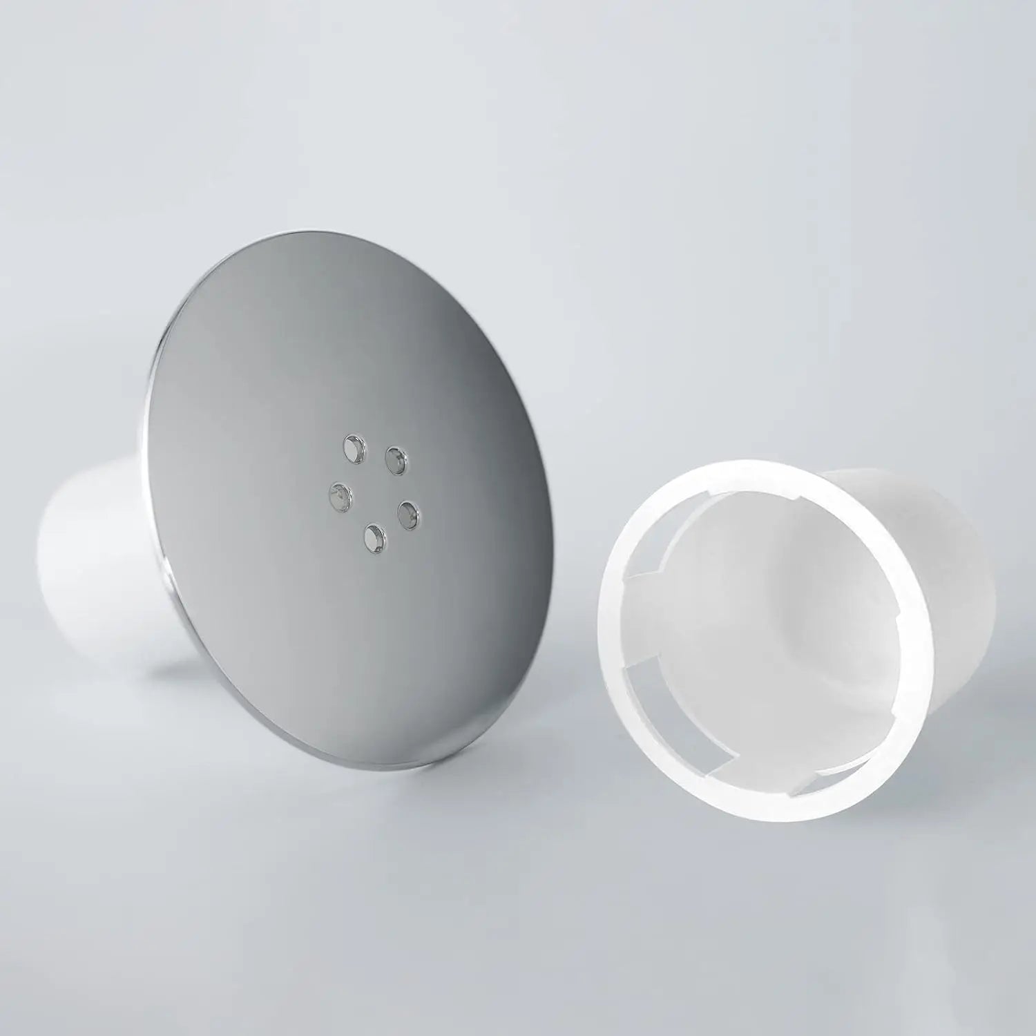 Replacement of Shower Drain Cover, Chrome Plated Shower Trap Cover, Shower Drain Cover, 90mm/115mm, Detachable
