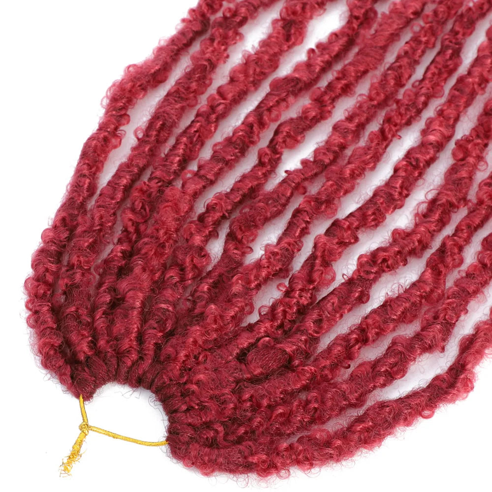 12 14 18 24 36 Inches Distressed Butterfly Locs Crochet Hair Faux Locs Crochet Braids Messy Soft Locs Braiding Hair Extensions