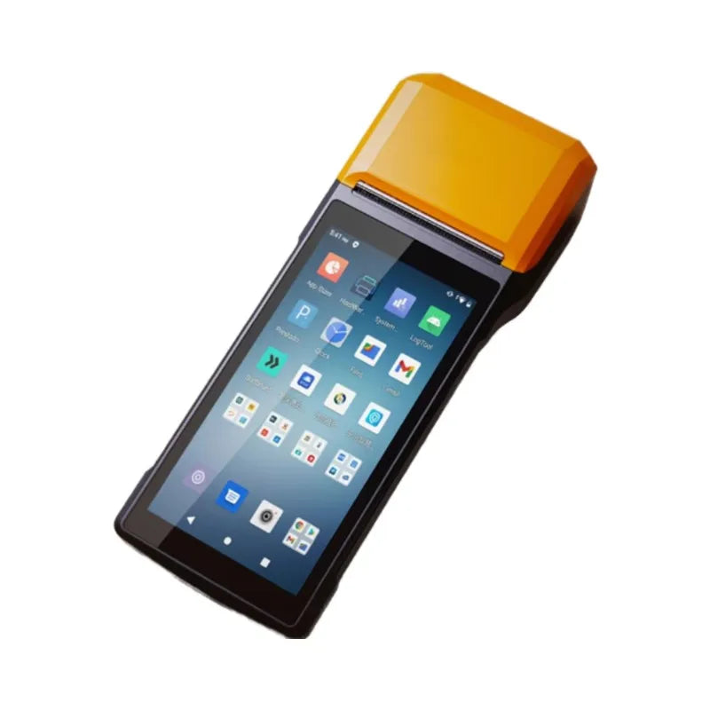 5.5" Touch Screen Hand-held POS Terminal for Marketplace Restaurant Retail Android Cash Register Printer