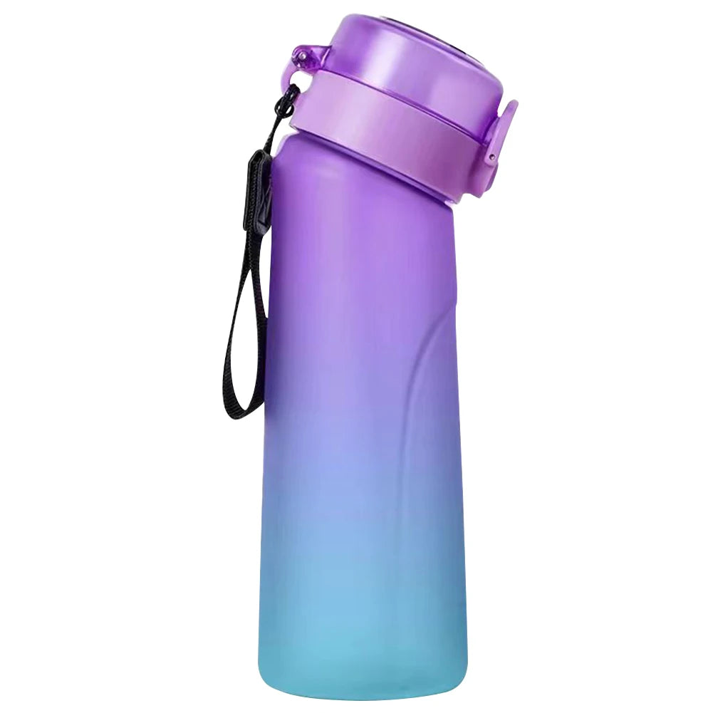650ML Flavored Water Bottle Sports Drinking Bottle Fruit Fragrance Pods Water Cups for Outdoor Camping Gym Fitness Bottles