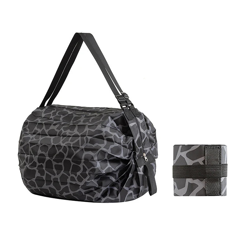 Portable Shopping Bag Large Capacity Foldable Storage Shoulder Bag Travel Handbags With Handle Outdoor EDC Camp Beach Bag