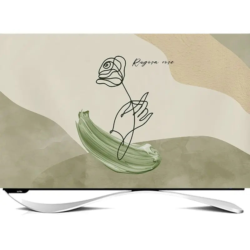 TV Cover Aesthetic three-dimensional sense Household Hanging LCD TV Dust 24-75 Inch Living Room Decoration for Televisions