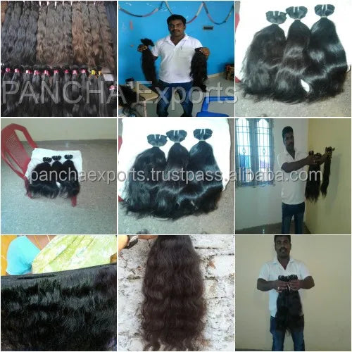 Wholesale 12A 100% Human Virgin Cuticle Aligned Raw Indian Hair Bundle Unprocessed Natural Hair Color