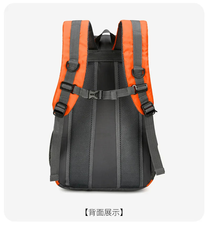 30L Lightweight Hiking Backpacks Waterproof Travel Shoulder Bags Outdoor Camping Cycling Fishing Climbing Backpack for Women Men