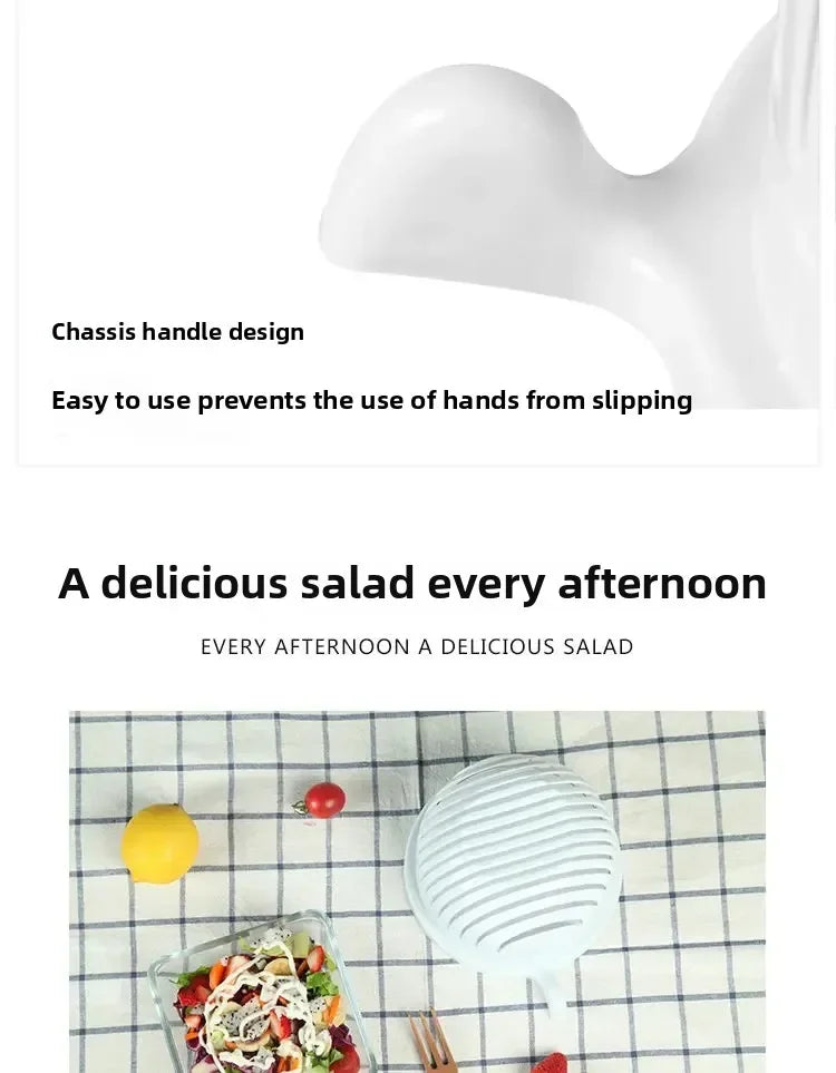 Vegetable Salad Cutter Cutting Bowl Slices Fruit, Kitchen Tools, Accessories Gadgets Kitchen Items Kitchen Gadgets Vegetable