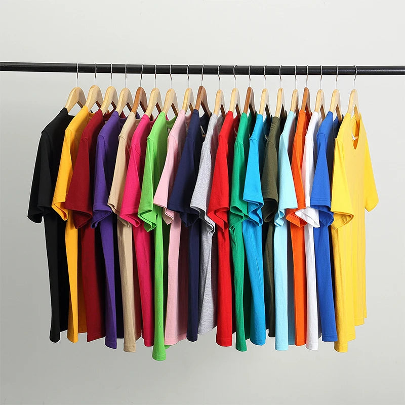 Korea Seoul Printed T-shirt High Quality Spring Summer Casual Fashion Round Neck Top Male Home Outdoor Comfortable Short Sleeved