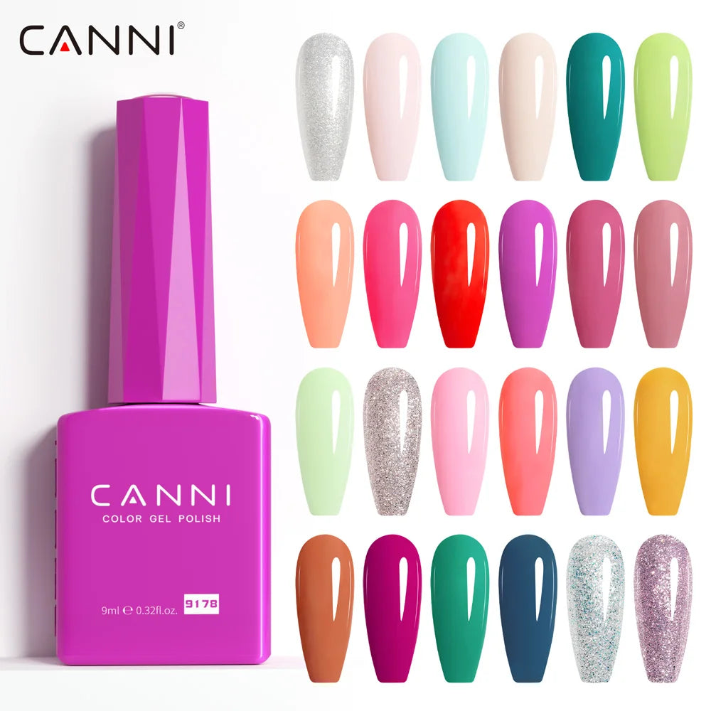 CC8 CANNI 9ml Nail Gel Polish HEMA FREE Summer Nails Color Soak Off UV LED Semi Permanent Smoothy Texture Nail Art Manicure