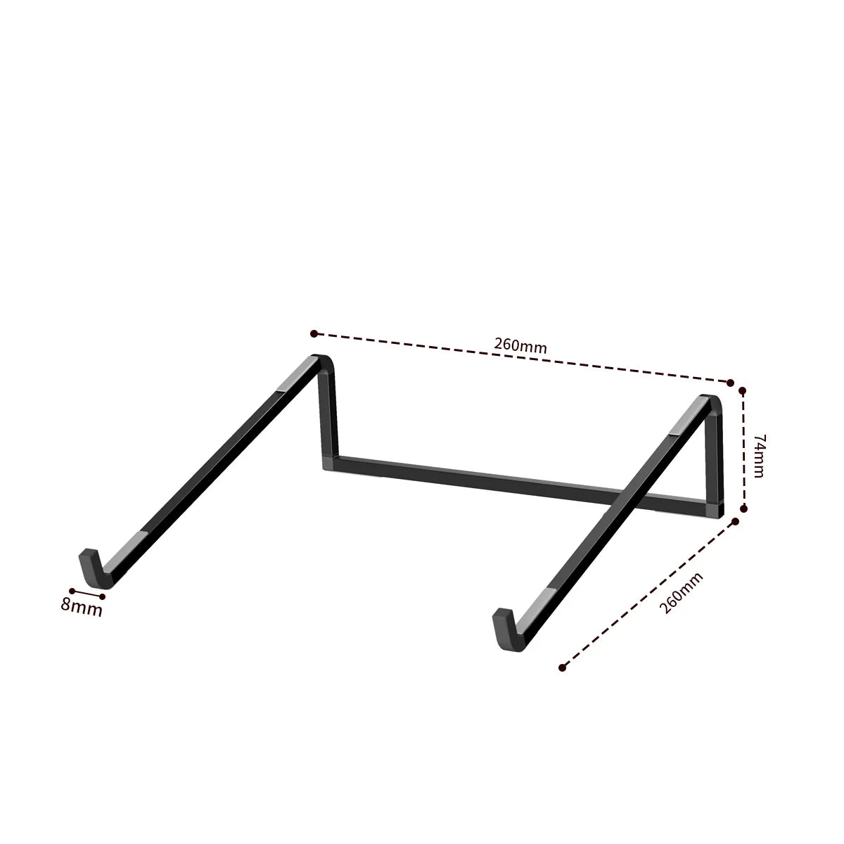 Laptop Stand For Folding Adjustable Aluminum Computer Pc Tablet Stand Notebook Tablelaptop Holder Heat Dissipation