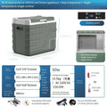Nl30;NL40;NL50  Alpicool Camping Fridge  Ac/dc Compressor 12v Car Fridge Portable Mini Refrigerator Freezers For Outdoor