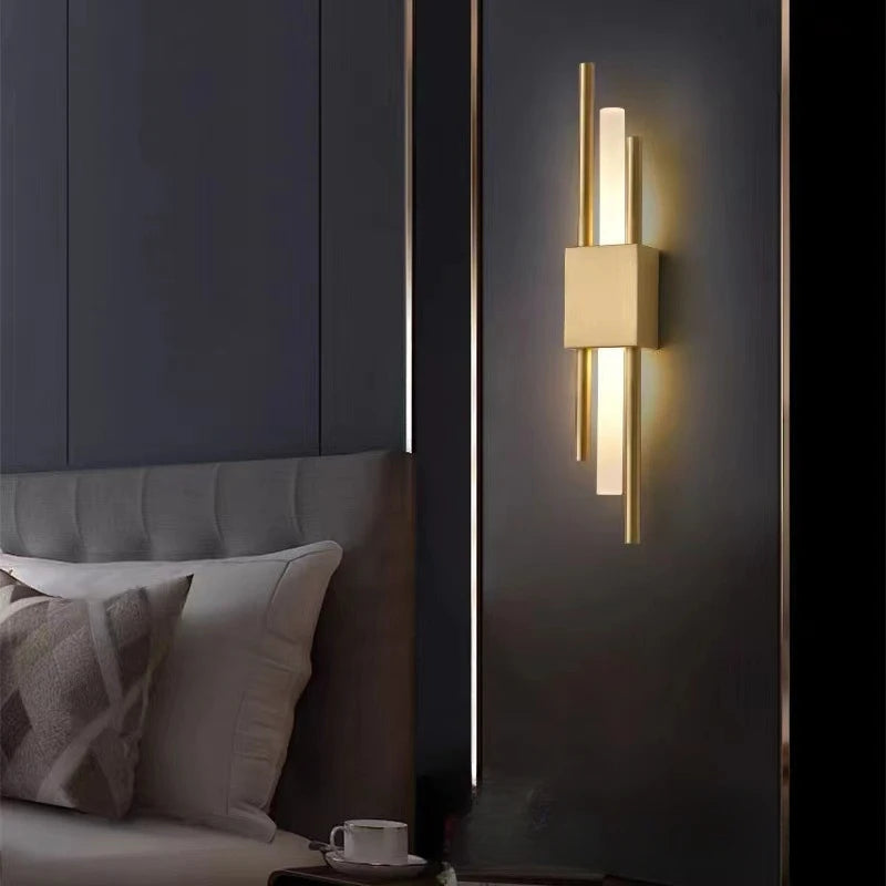 Led Wall Lamp Nordic Indoor Lighting Bathroom Wall Sconces Light Fixture Living Room Corridor Bedroom Decoration Led Wall Light