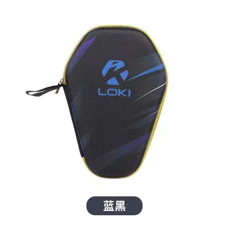 LOKI-Anti-drop Table Tennis Racket Bag Pouch, Smooth Zipper, Chinese Style, Tiger Pattern Cover Storage