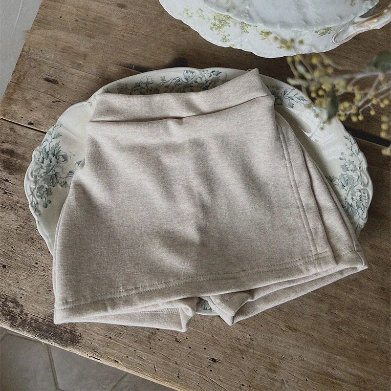 2026 Spring New Baby Girl Solid Skirt Cotton Infant Girl Clothes Cute Little Girls Skirts Fashion Children Clothing