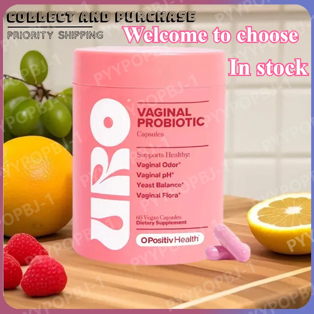 Women Probiotic Capsules Lactobacillus Prebiotic Formula Daily Gut Flora Balance Support Nutritional Supplement 60 Capsules