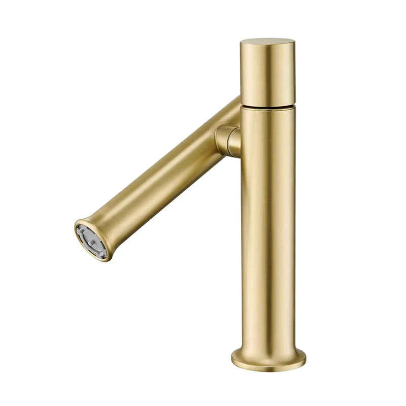 Bathroom Faucets Stainless Steel 304 Brushed Gold Basin Mixer Sink Faucet Gourmet Washbasin Tapware Hot Cold Water Tap Grey
