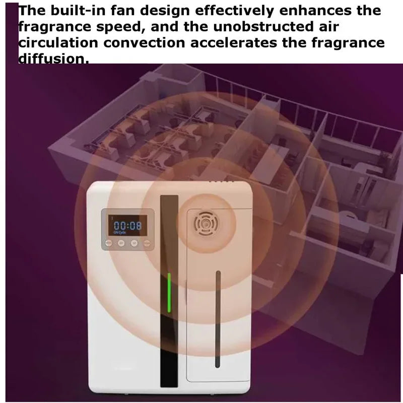 200ml New Model Bluetooth 300CBM Fragrance Scent Air Machine App Control Essential Oil Aroma Diffuser for Hotel Business KTV