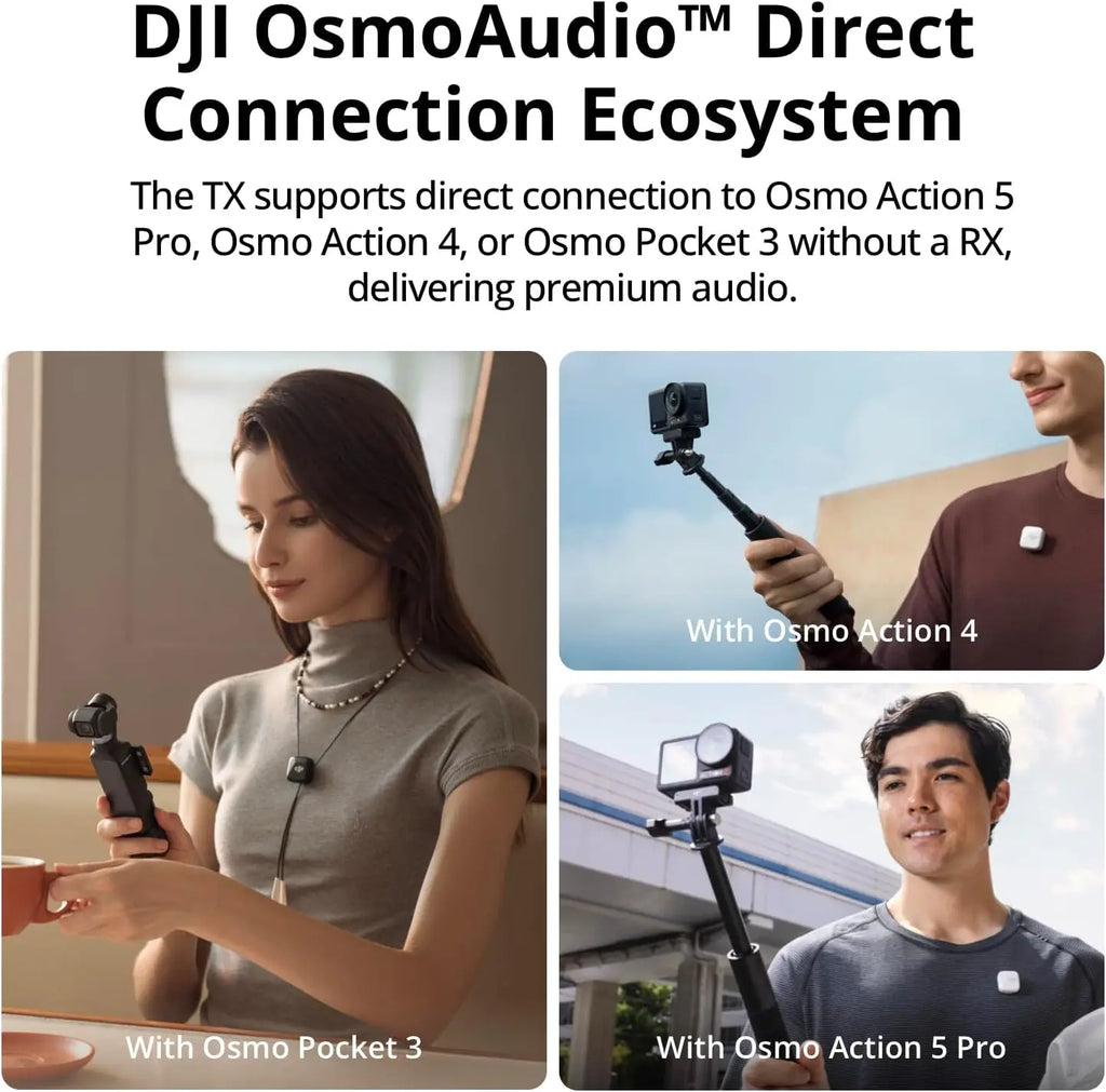 DJI Osmo Pocket 4 Standard combo,4K/6K Pocket Gimbal Camera All New with 1-Inch Sensor 107GB Storage ActiveTrack 7.0 for Vloggers