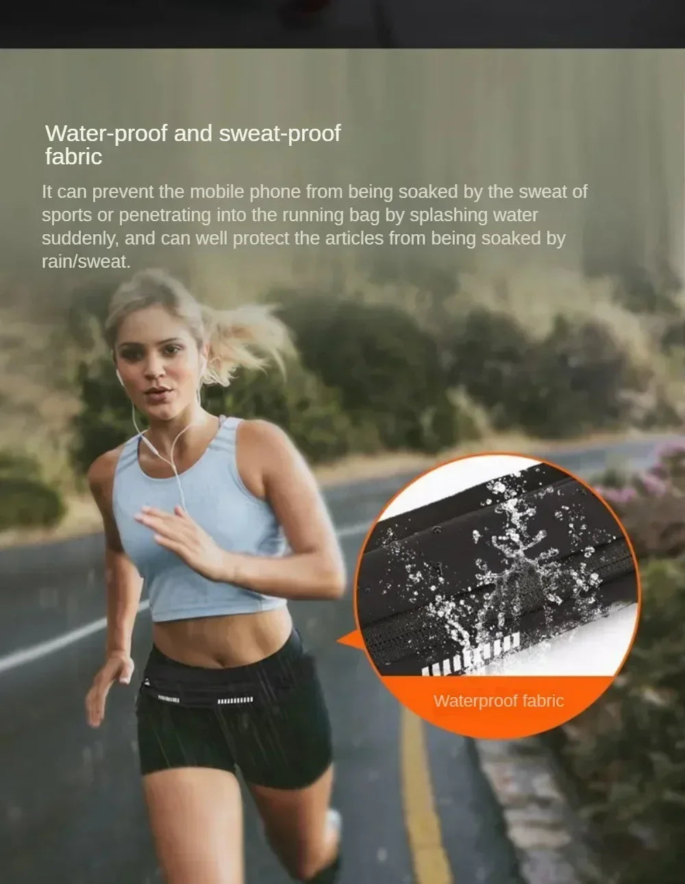 New Running Belt Bags Women Sports Fitness Waterproof For Money Phone Holder Jogging Training Key Belt