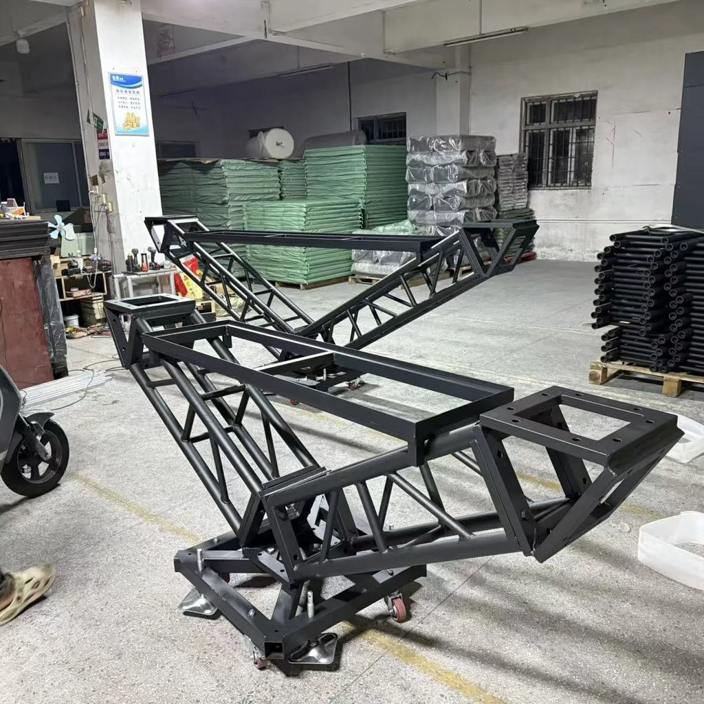 Custom DJ Truss Table Aluminum Alloy Truss DJ Table Square DJ Booth Truss for Outdoor Events and Performances